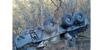 Russian peacekeepers' combat vehicle crashes in Azerbaijan's Khankandi, 1 died, 2 injured