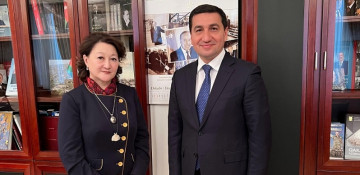 Azerbaijani presidential aide meets with president of Turkic Culture and Heritage Foundation