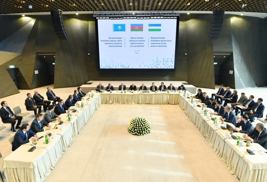 Azerbaijan, Kazakhstan, Uzbekistan adopt Joint Communiqué on export of “green” energy