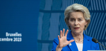 EU chief reiterates support for two-state solution in the Middle East