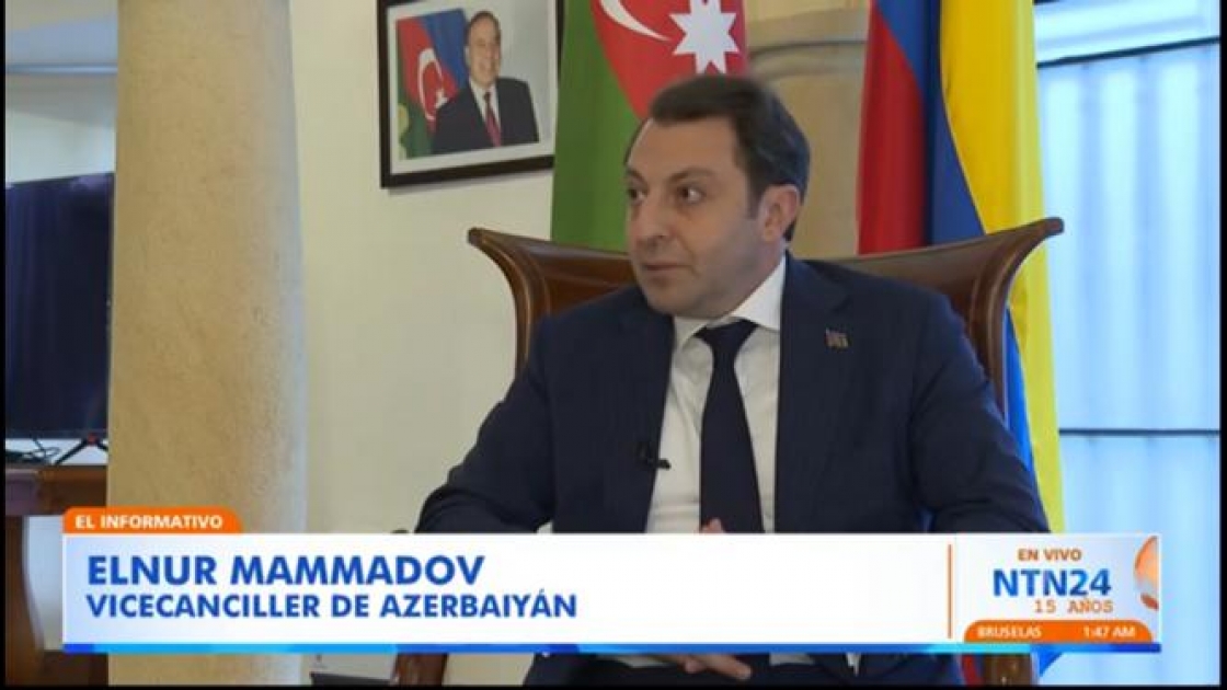 Colombian TV Channel airs interview with Azerbaijan’s Deputy FM