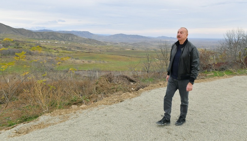 President Ilham Aliyev visits several villages in Khojaly (UPDATED)