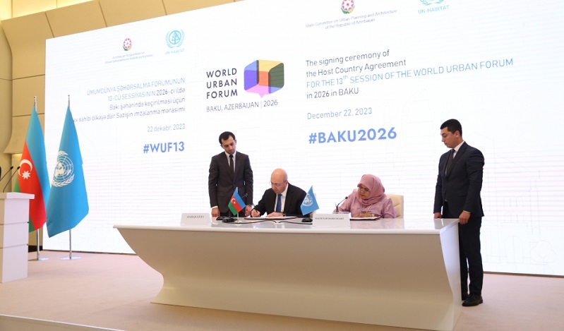 Baku to host 13th session of World Urban Forum