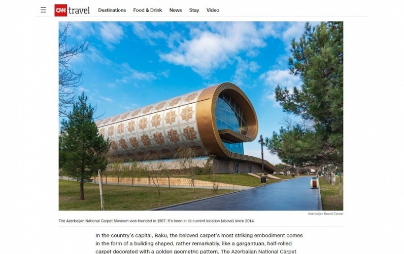 CNN posts article on traditional art of Azerbaijani carpet weaving