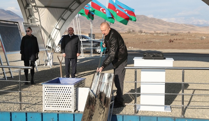 Foundation stone laid for 5th residential complex in Aghdam city 