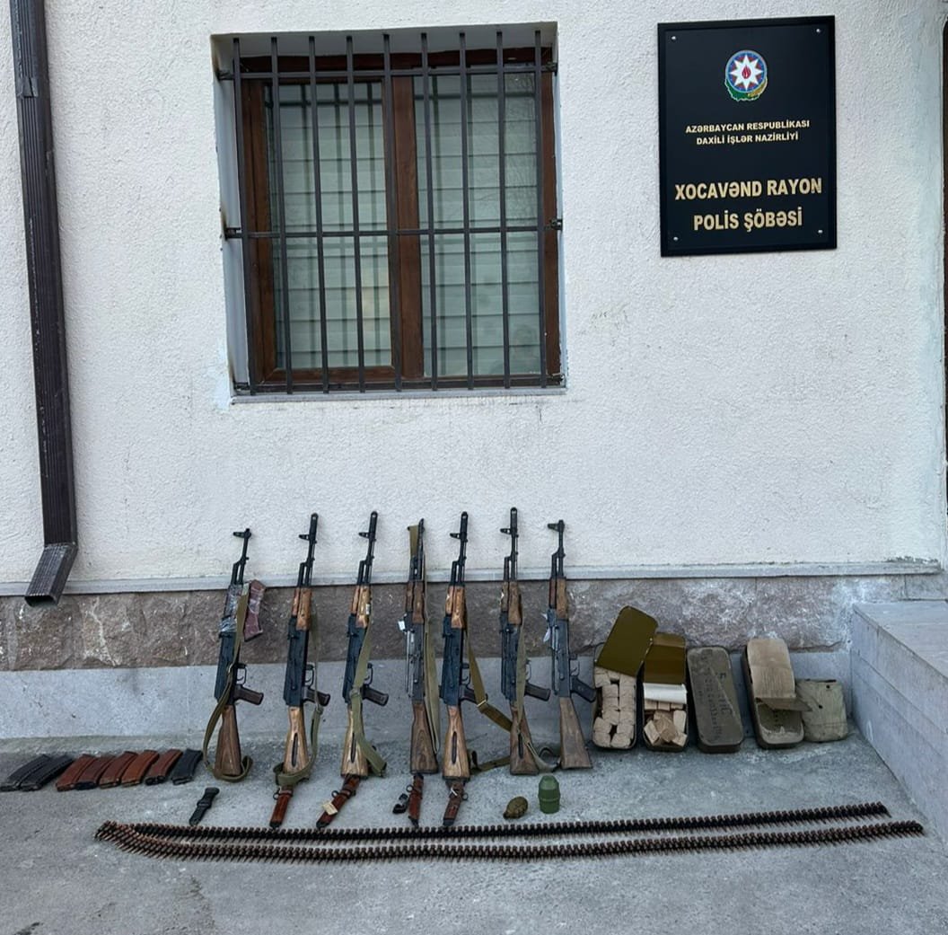Weaponry in large quantities discovered in Azerbaijan's Khojavand