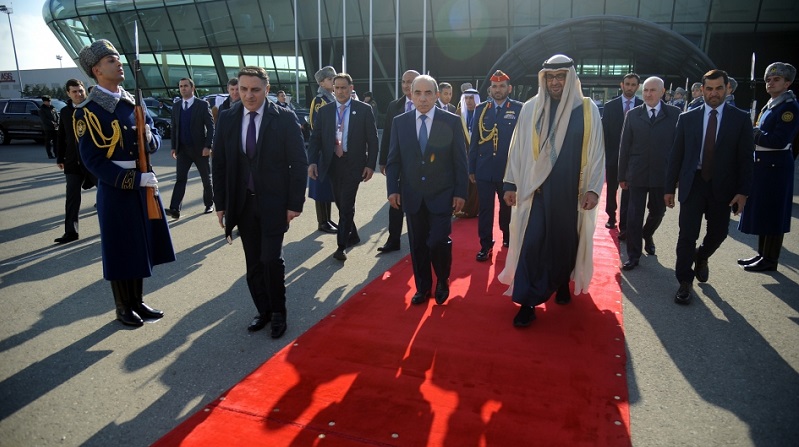 UAE president concludes his official visit to Azerbaijan