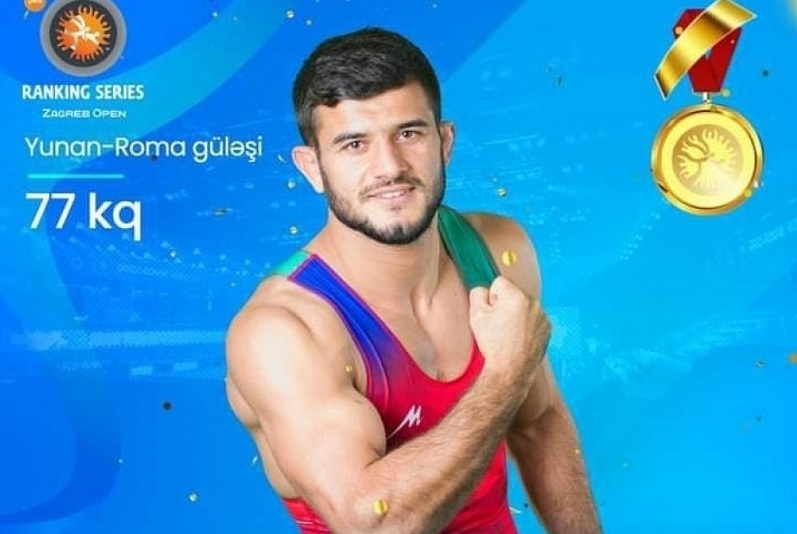 Azerbaijani Greco-Roman wrestler claims gold at Zagreb Open 2024