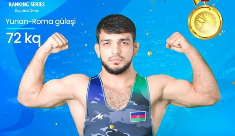 Another Azerbaijani Greco-Roman wrestler wins gold at int’l tournament in Zagreb