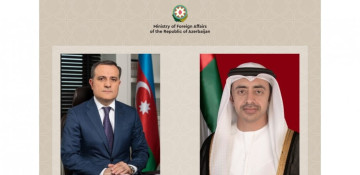 Azerbaijani, UAE FMs discuss regional and international issues