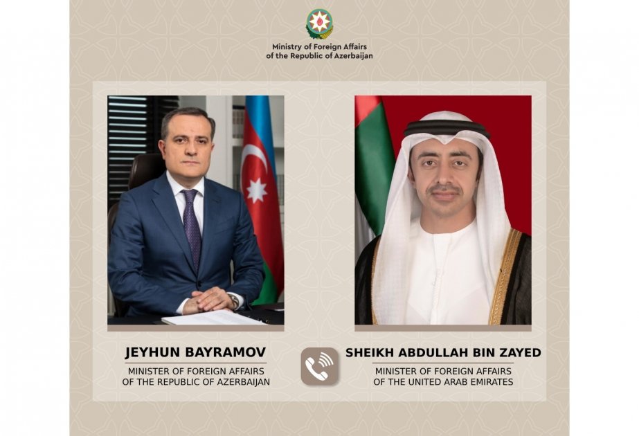 Azerbaijani, UAE FMs discuss regional and international issues