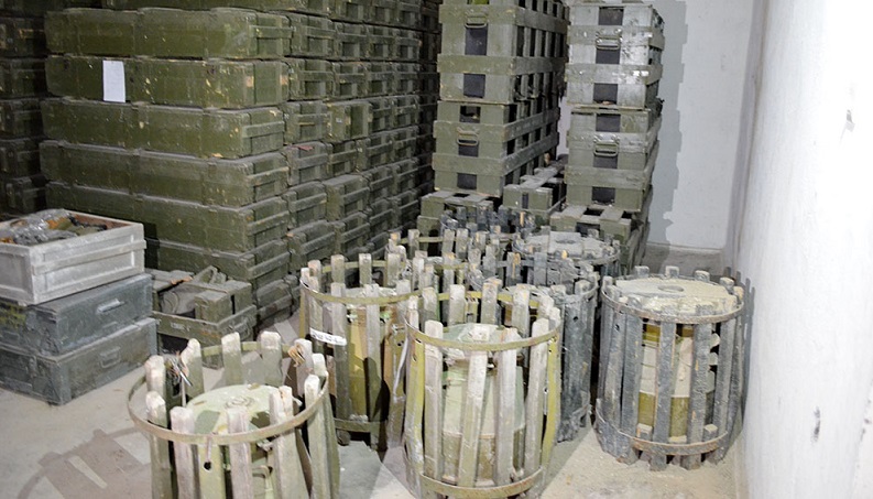 Azerbaijan detects another ammunition storage in its Karabakh region (VIDEO)