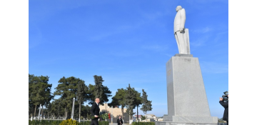 President Ilham Aliyev visits Neftchala district