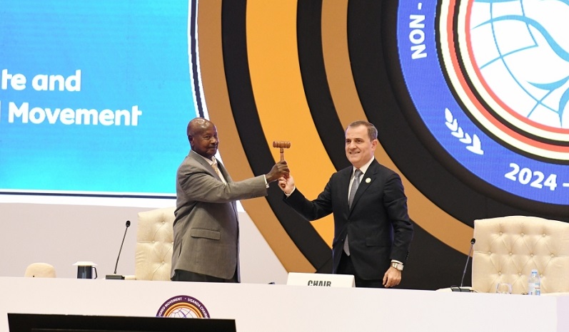 Azerbaijan hands over NAM chairmanship to Uganda