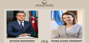 Azerbaijani, Argentinian FMs held phone calls