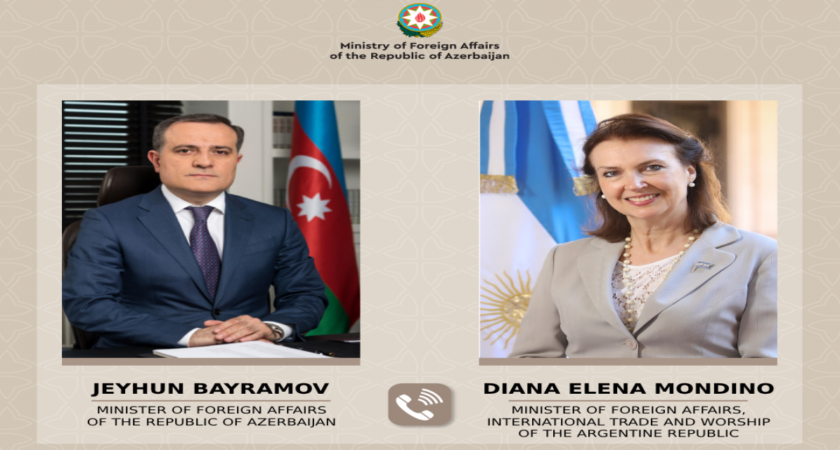 Azerbaijani, Argentinian FMs held phone calls