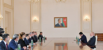President Ilham Aliyev receives delegation led by Chairman of National Defense Committee of Turkish Grand National Assembly 
