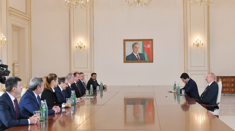 President Ilham Aliyev receives delegation led by Chairman of National Defense Committee of Turkish Grand National Assembly 