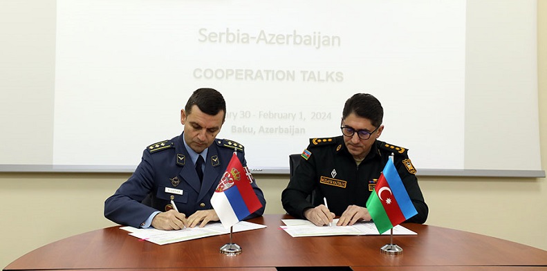 Azerbaijan, Serbia sign bilateral military cooperation plan