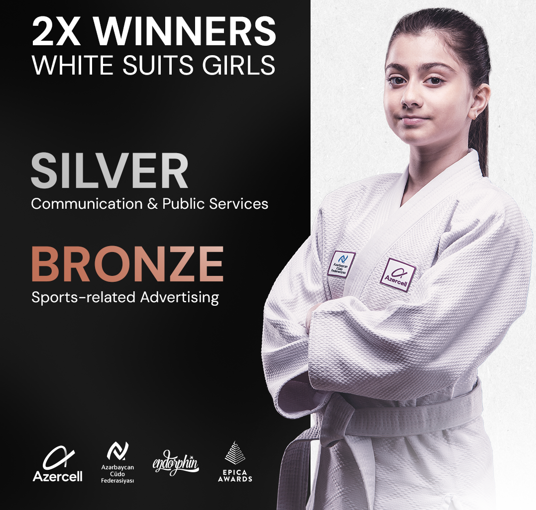 (Ad) The campaign White Suits Girls Best has received an award from international journalists!