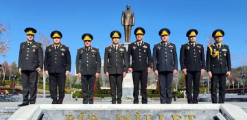 Azerbaijani Army’s high-ranking servicemen continue visiting Türkiye