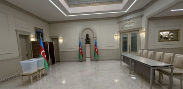 Azerbaijan's Embassy in Türkiye sets up polling station in connection with snap presidential elections