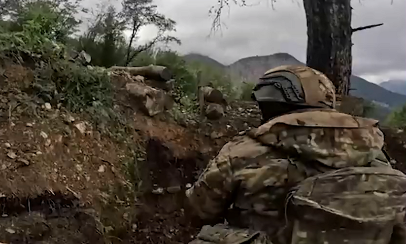 Footage of battles during local anti-terror measures in Azerbaijan's Karabakh released (VIDEO)