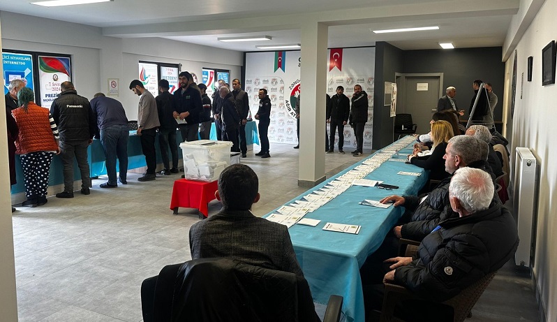 Several observers monitor presidential election in liberated Alibeyli village