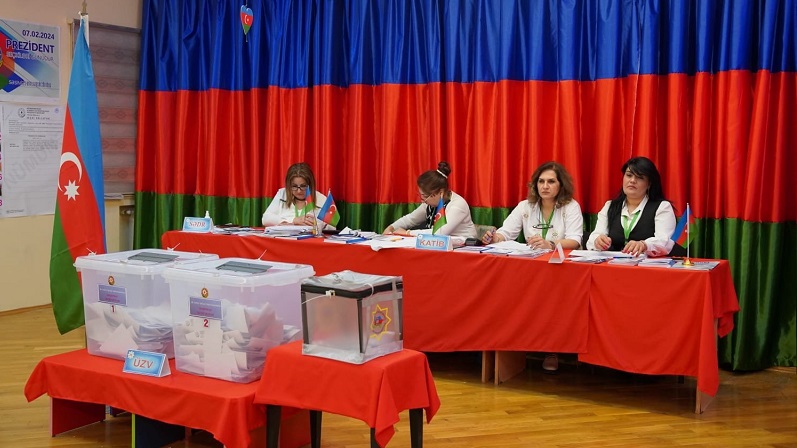 Voting ends in Azerbaijan’s snap presidential election