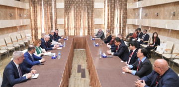 Azerbaijani CEC chairman holds with representatives of several countries
