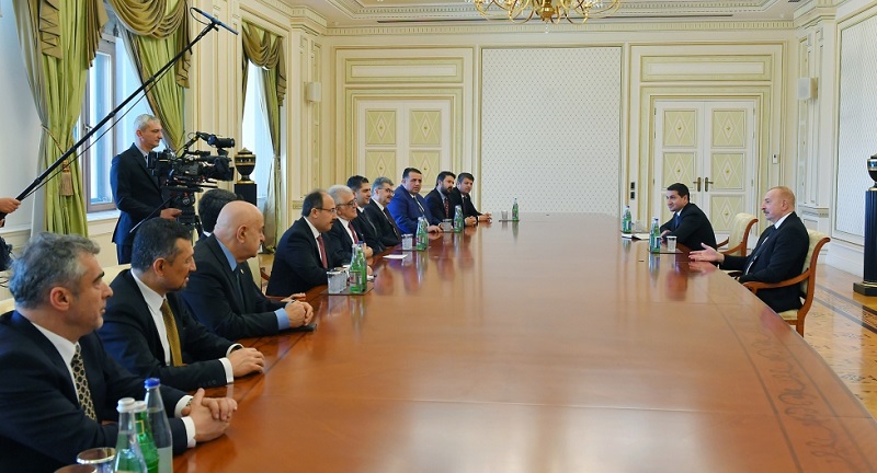President Ilham Aliyev receives delegation consisting of members of Turkish Grand National Assembly