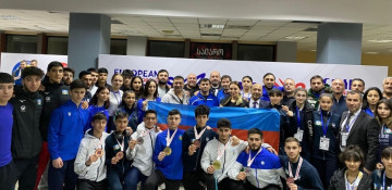 Azerbaijani karate fighters win eight European medals in Tbilisi