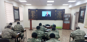 Azerbaijan Army holds socio-political training classes (PHOTO)