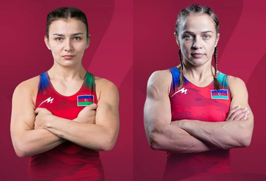 Two Azerbaijani female wrestlers reach semifinal of European championships