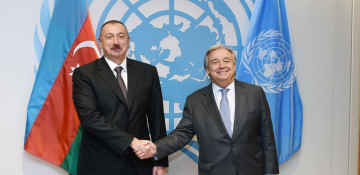 UN Secretary-General congratulates Azerbaijani President
