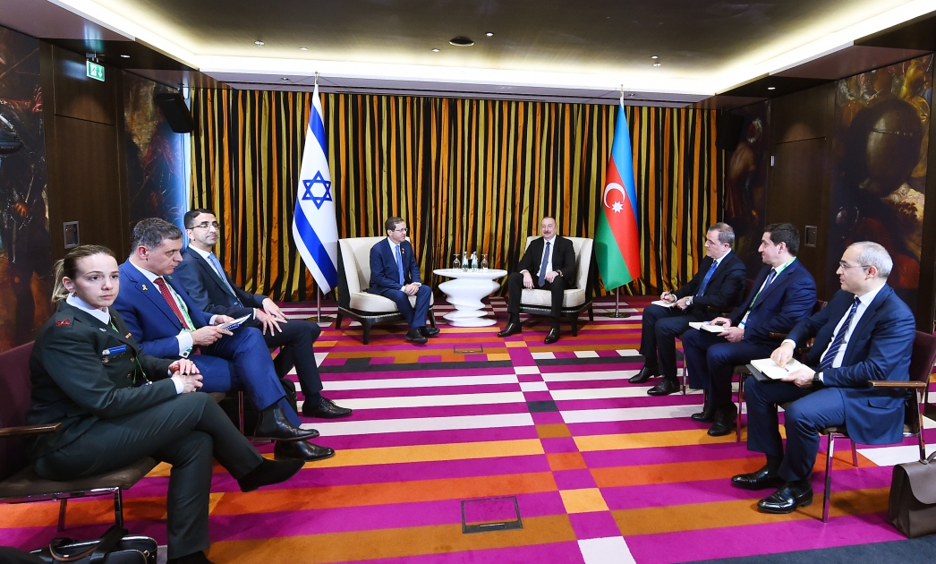 President of Azerbaijan Ilham Aliyev met with President of Israel Isaac Herzog in Munich