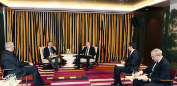 President of Azerbaijan Ilham Aliyev met with Chairman of Board of Directors of Indra in Munich