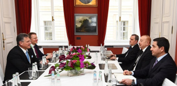 President Ilham Aliyev meets with European Commission Executive Vice-President in Munich