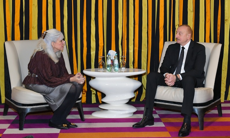 President Ilham Aliyev meets with Senior Vice President of Rockefeller Foundation in Munich