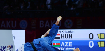 Azerbaijani judoka snatches Grand Slam gold medal in Baku