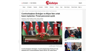 Azerbaijani president’s official visit to Türkiye in spotlight of Turkish media