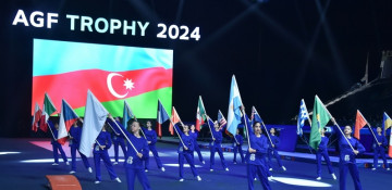 Baku hosts opening ceremony of FIG Trampoline Gymnastics and Tumbling World Cup - AG Trophy
