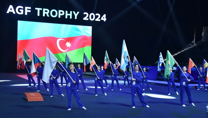 Baku hosts opening ceremony of FIG Trampoline Gymnastics and Tumbling World Cup - AG Trophy