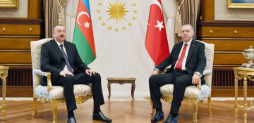 Azerbaijan's President Ilham Aliyev congratulates Türkiye's President Recep Tayyip Erdogan