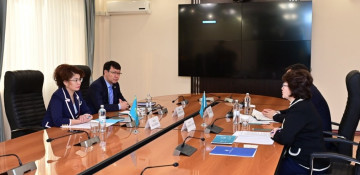 President of Turkic Culture and Heritage Foundation meets with Kazakh Minister of Culture and Information