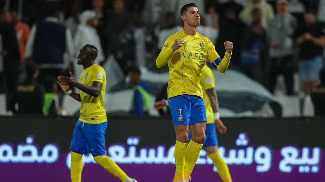 Ronaldo criticised for appearing to make obscene gesture in Saudi league game