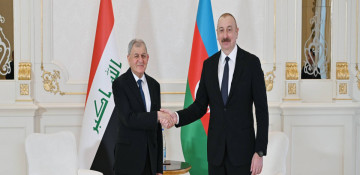 Iraqi President congratulates his Azerbaijani counterpart Ilham Aliyev
