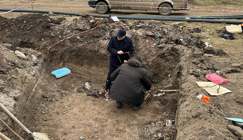 Remains of five more people found in mass grave in Azerbaijan's liberated Khojaly city 