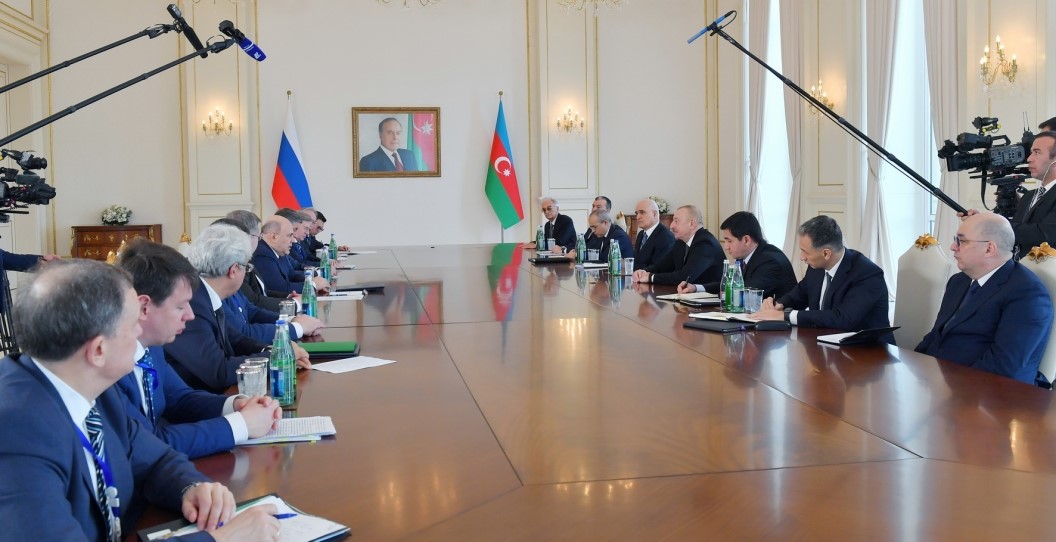 President of Azerbaijan Ilham Aliyev held meeting with Prime Minister of Russia