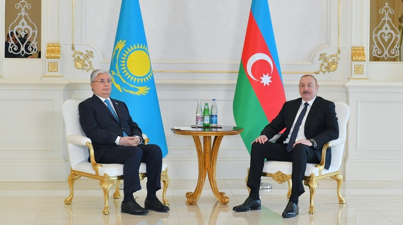 Presidents of Azerbaijan and Kazakhstan hold meeting in limited format 